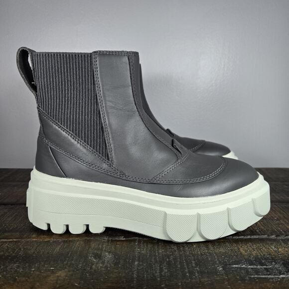 Sorel Shoes - Sorel Caribou X Womens Size 6.5 Platform Waterproof Leather Ankle Boots Gray